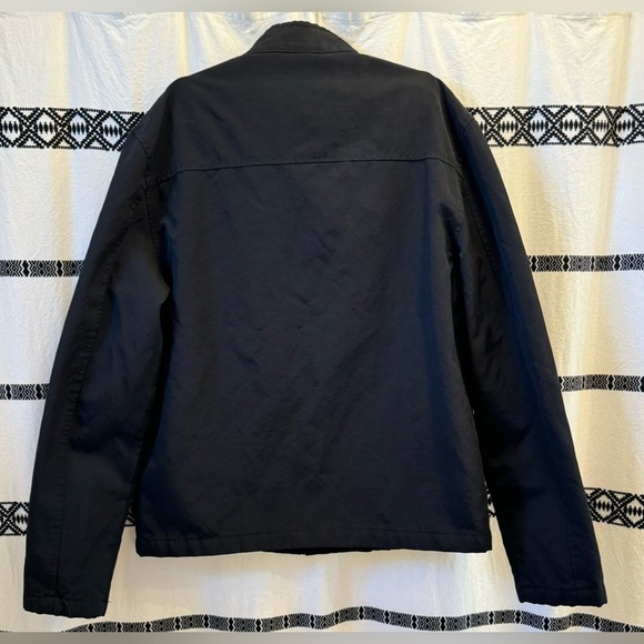 Men’s Express Black Coat Jacket Size Large - Picture 10 of 10